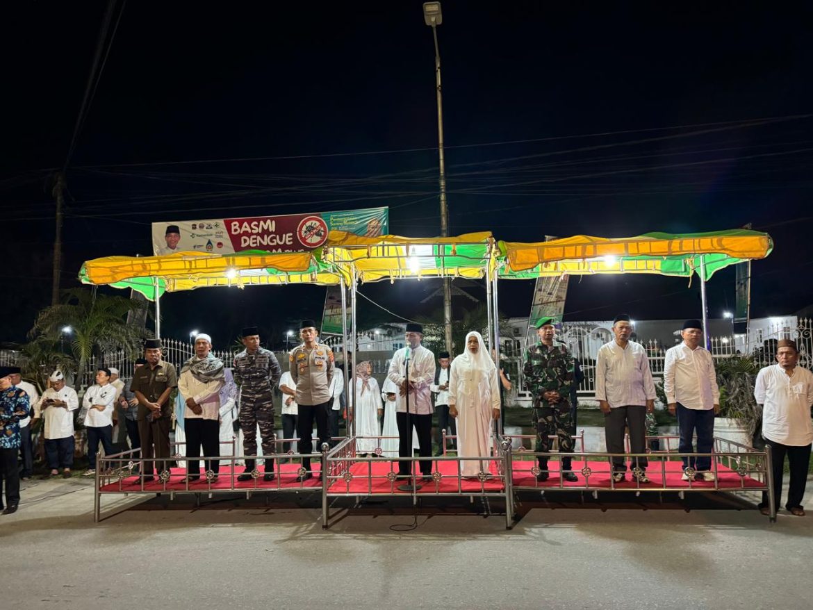 Polres T.Balai Melaksanakan Pengamanan Pawai Obor Menyambut Tahun baru Islam 1 Muharram 1446 H Tahun 2024