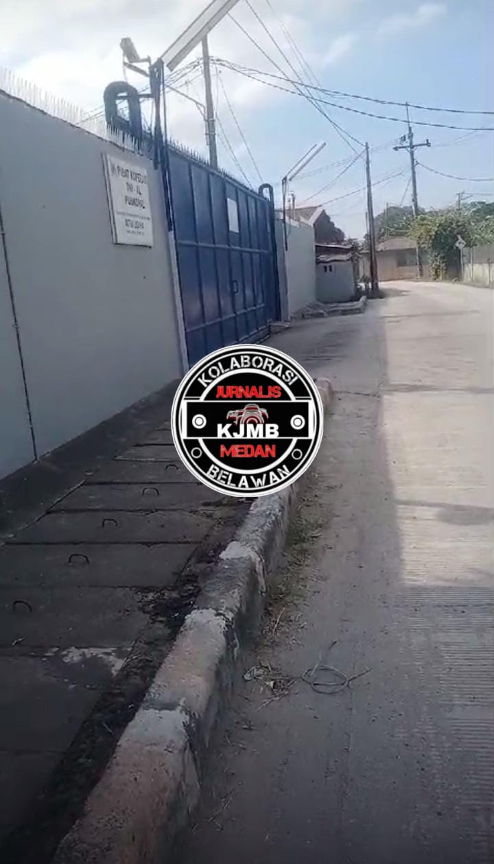 Ketua KJM-B Soroti Gudang Berwarna Biru, Diduga Buang Limbah Ke Drainase..!!