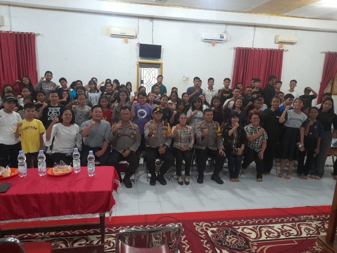 Sat Lantas Polres T.Balai Himbau Humanis Para Pedagang Tidak Menjajakan Dagangannya Menggunakan Badan Jalan