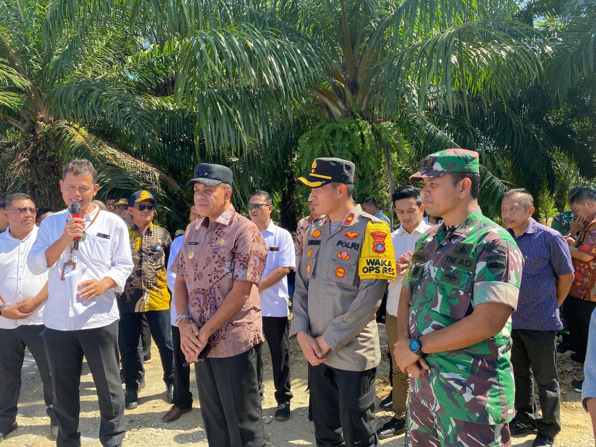 Wakapolres Langkat Hadiri Peresmian Klaster Tambak Udang Bantuan Kementerian Kelautan dan Perikanan di Desa Pasar Rawa