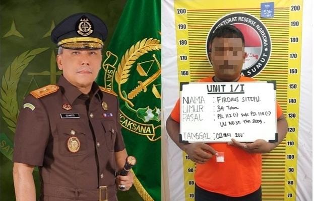 Mantap! Kajati Sumut Tidak Main Dalam Penanganan Perkara Narkoba Firdaus Sitepu