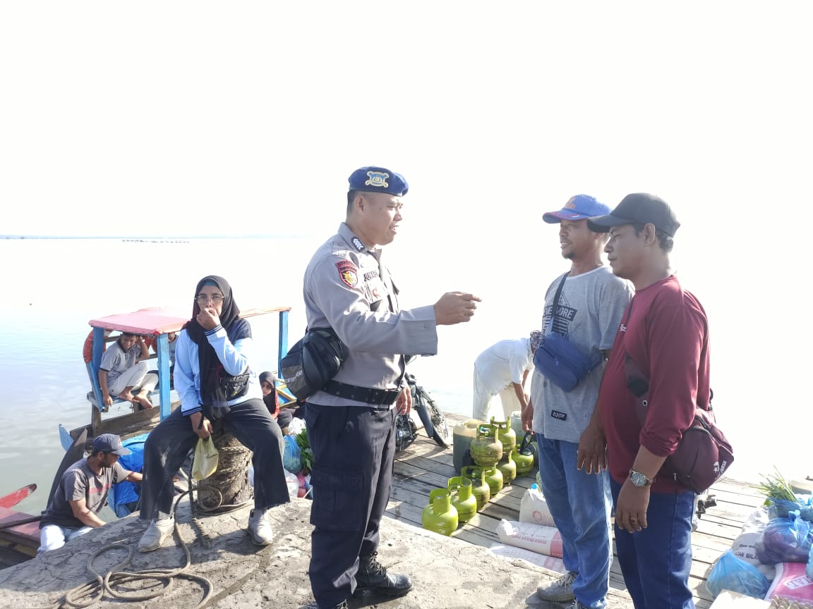 Sat Polairud Polres Langkat Gelar Tatap Muka dan Pengawasan dengan Nelayan Jelang Pilkada 2024