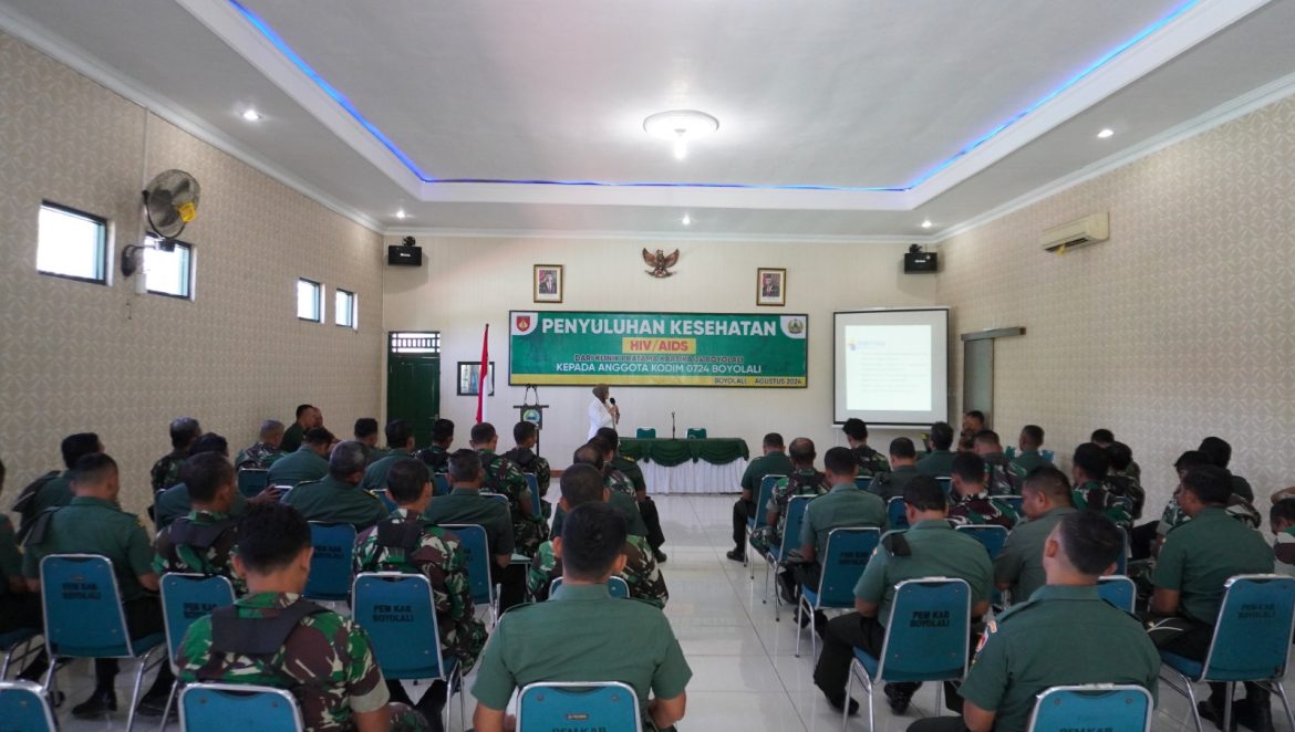 Kodim Boyolali Terima Penyuluhan Kesehatan Dari dr.Nasri