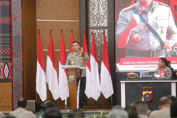 Kapolda Sumut, Irjen Pol Whisnu Hermawan Februanto Berharap Dukungan Elemen Masyarakat”.