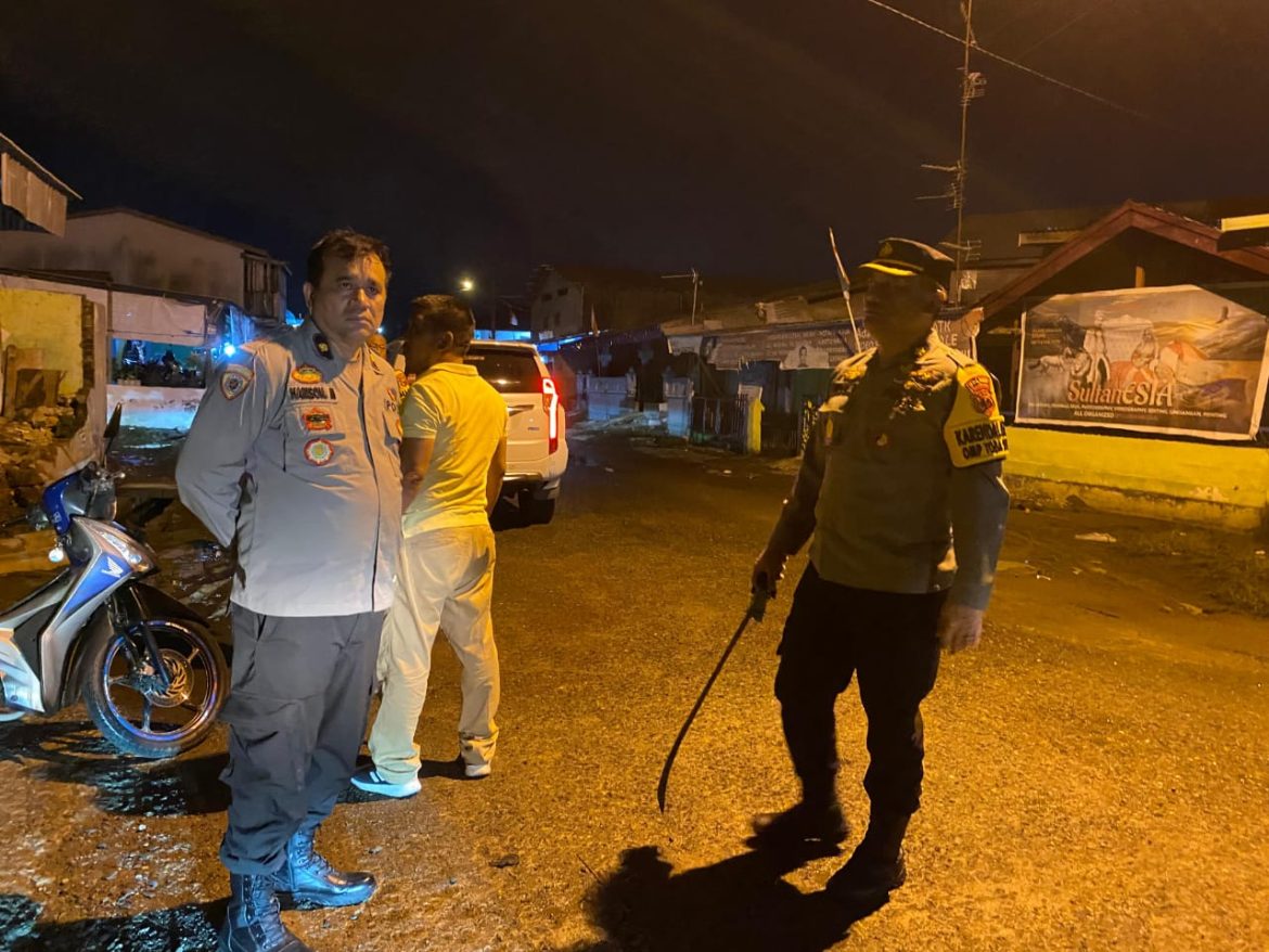 Polres Pelabuhan Belawan Respon Cepat Bubarkan Aksi Tawuran di Pajak Baru, Temukan Sajam