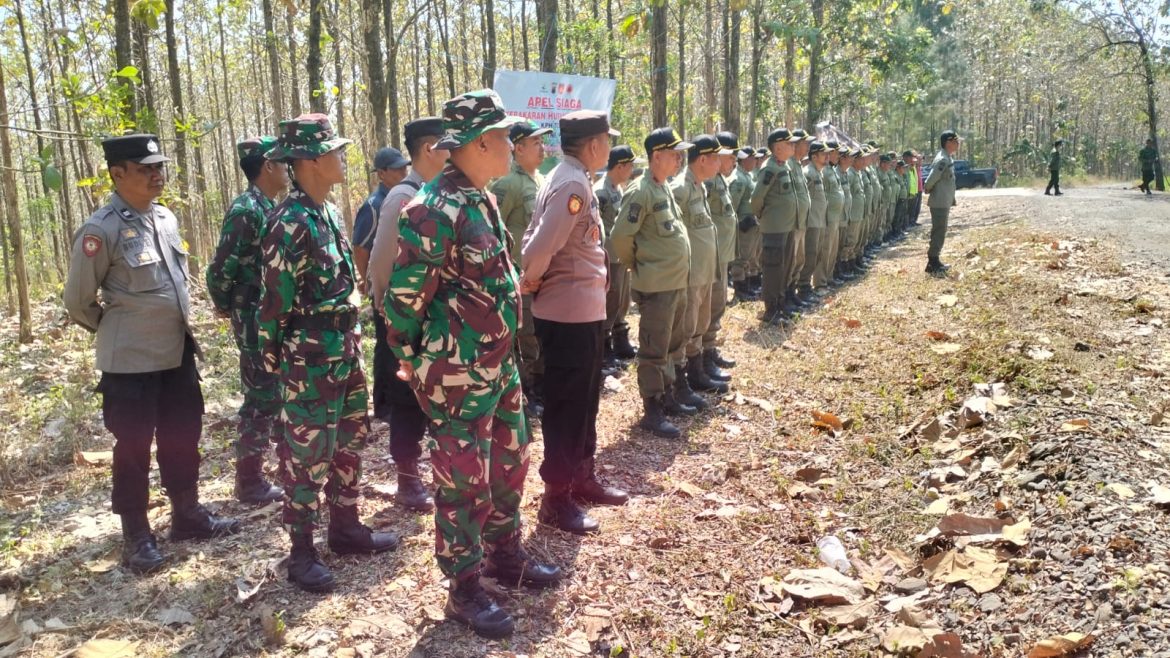 Koramil Juwangi Ikuti Apel Siaga Simulasi Karhutla