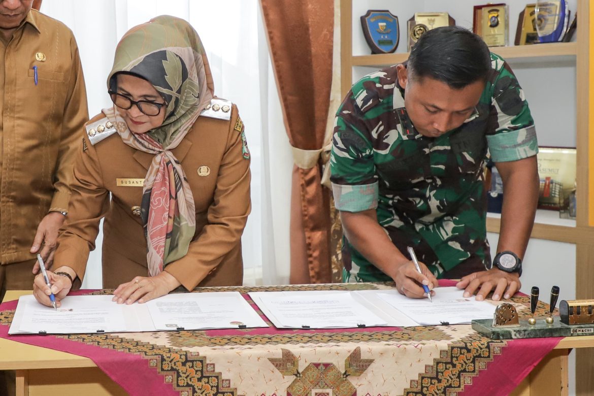 Kesepakatan Penandatanganan MOU Wali Kota P.siantar Bersama DanDim 0207/Simalungun TMMD.