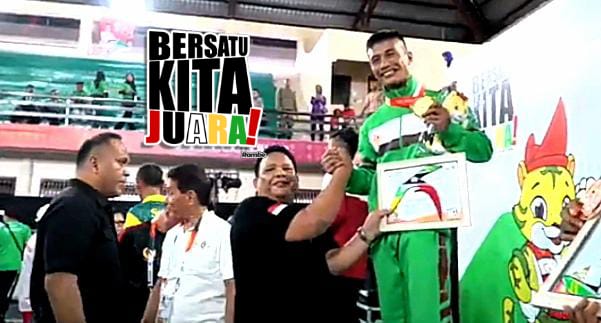 Atlet Sambo Sumut Everaim Ginting Raih Emas Melalui Kemenangan TKO di PON XXI