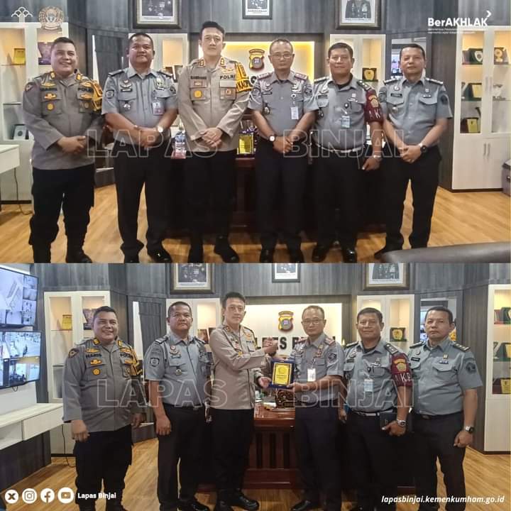 Kalapas Binjai Laksanakan Kunjungan Koordinasi Ke Polres Kota Binjai.