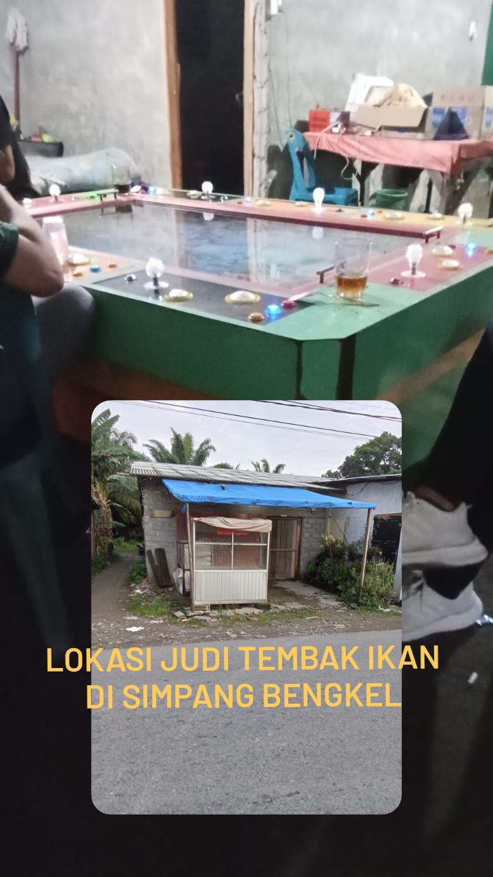 Praktik ketangkasan Tembak Ikan Simpang Bengkel-Langkat Sudah Meresakan Masyarakat