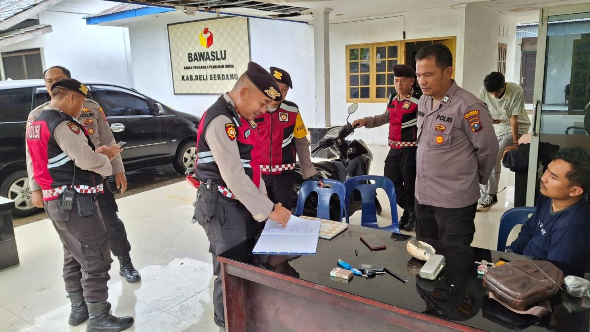 *Sat Samapta Polresta Deli Serdang Intensifkan Patroli Ke Kantor KPU, BAWASLU dan Gudang Logistik Pilkada Tahun 2024*