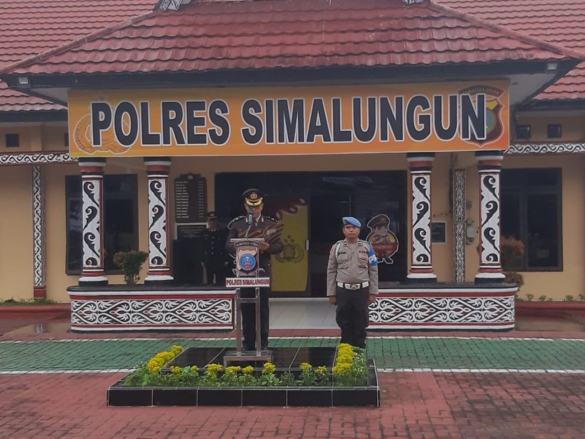 Polres Simalungun Gelar Upacara Hari Kesaktian Pancasila, Wujudkan Indonesia Emas dengan Nilai-Nilai Luhur Pancasila