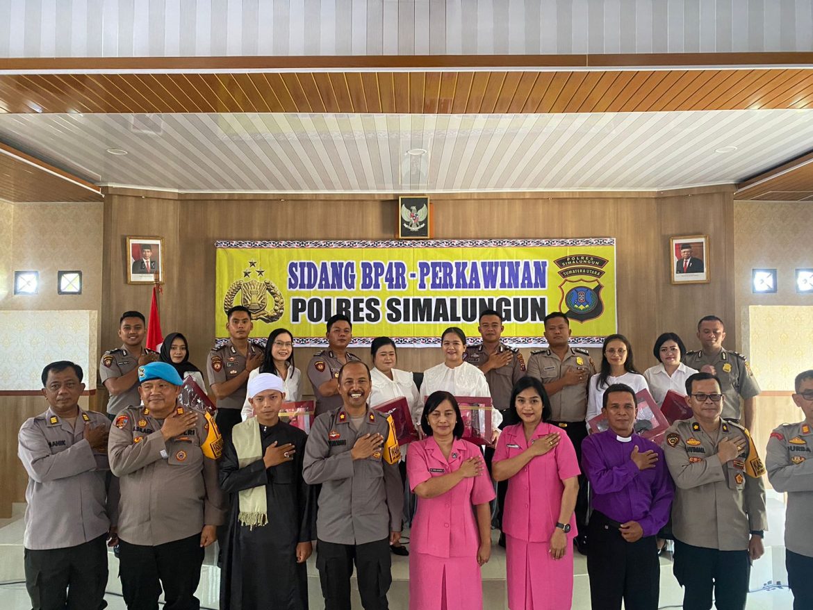 Polres Simalungun Gelar Sidang BP4R Perkawinan: Bukti Humanisme dan Profesionalisme Polri dalam Mendukung Keluarga Personel