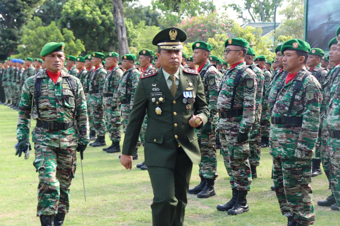 Kodim 0809/Kediri Gelar Upacara Peringatan Hari Ulang Tahun TNI ke 79