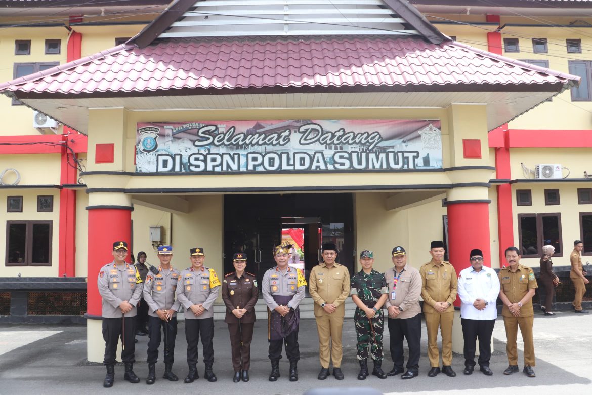 Kapolda Sumut Irjen Whisnu Letakan Batu Pertama Pembangunan Joglo di SPN Hinai