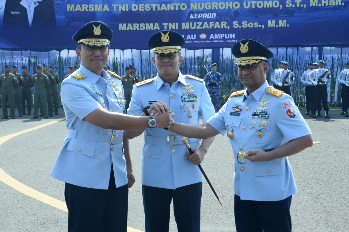 Pangkoops Udara I Pimpin Sertijab Danlanud Halim Perdanakusuma