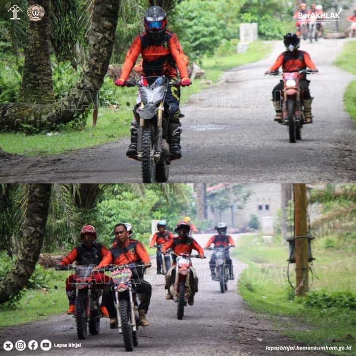 Lapas Binjai laksanakan Kegiatan Trabas Binjai- Langkat.