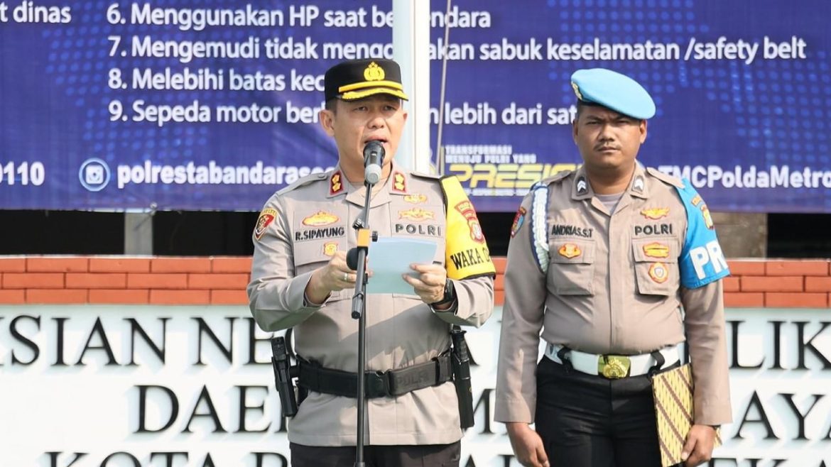 Polresta Bandara Soekarno Hatta Gelar Operasi Zebra Jaya 2024.