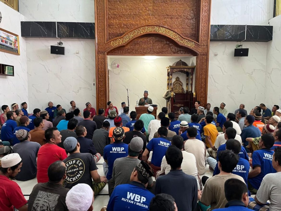 Rutan Kelas 1 Medan Adakan Kegiatan Ceramah Agama.