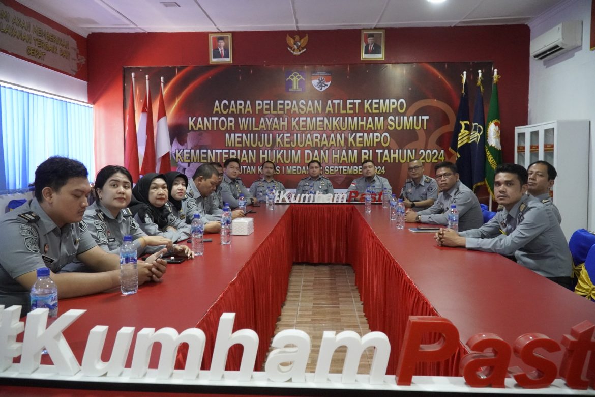 Rutan Kelas I Medan Ikuti Arahan Menteri Imigrasi dan Pemasyarakatan
