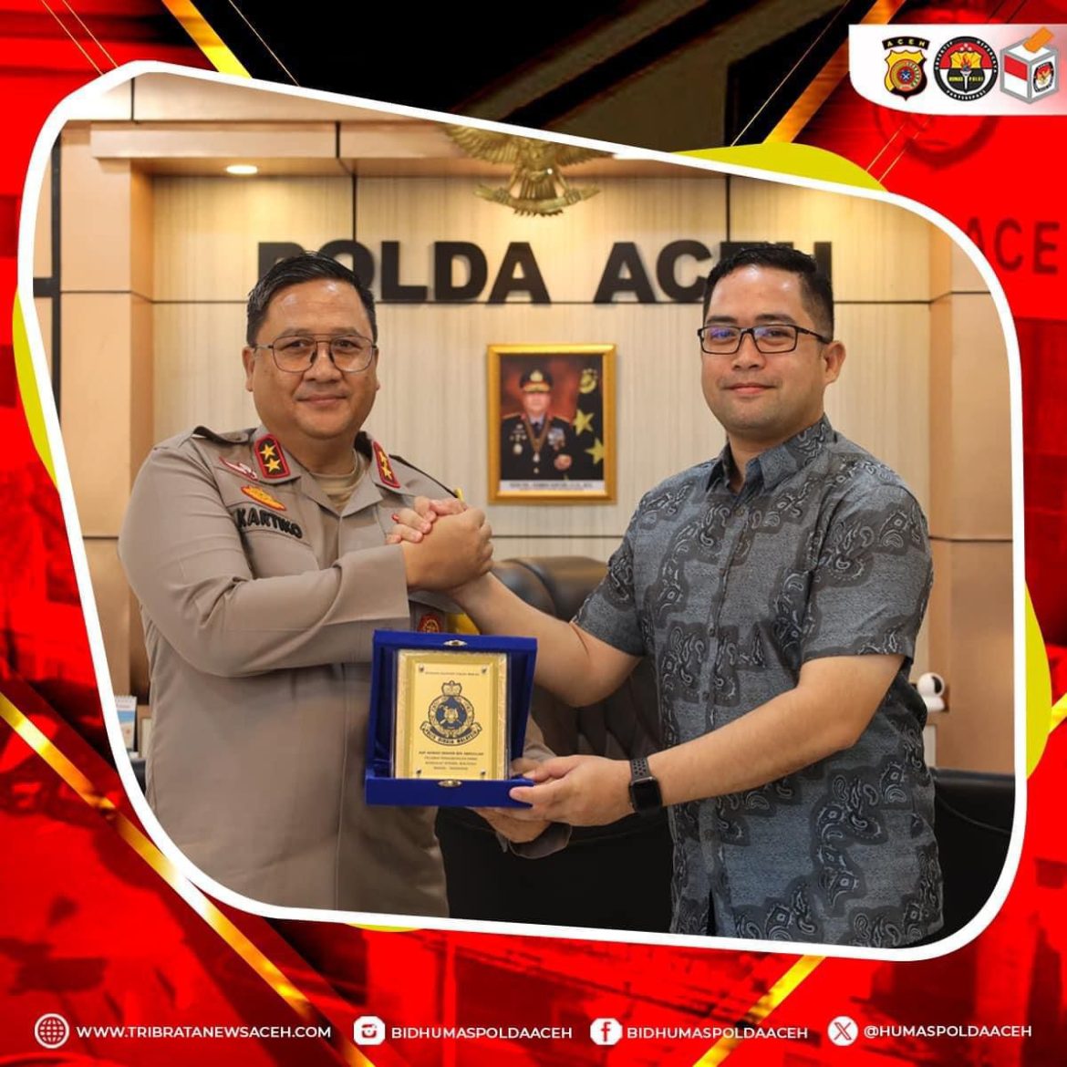 Kapolda Aceh Sambut Kunjugan Perwakilan Polis Diraja Malaysia. 