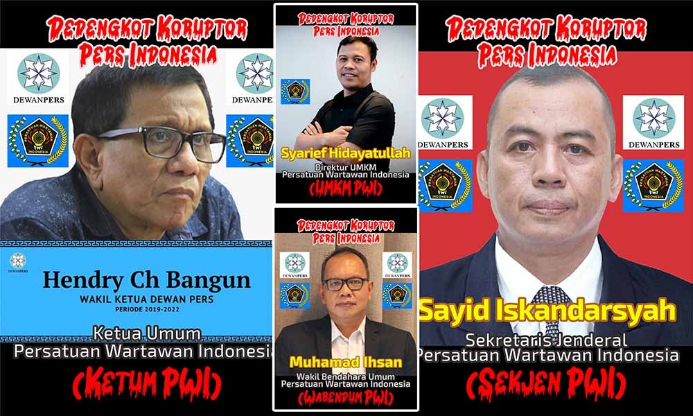 Memalukan..!! Ketum PWI Hendry Ch Bangun Mangkir dari Panggilan Polisi*