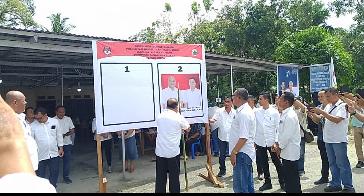 Masyarakat di Kecamatan Sitoluori, Kabupaten Nias Utara, menyambut baik Kedatangan Paslon AMAN