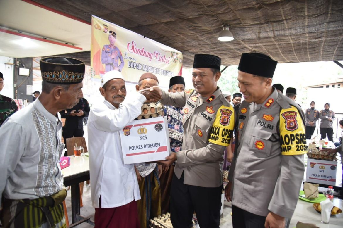Kapolres Bireuen Sambangi Masyarakat, Mulai Dari Shalat Subuh Hingga Curhat Bersama