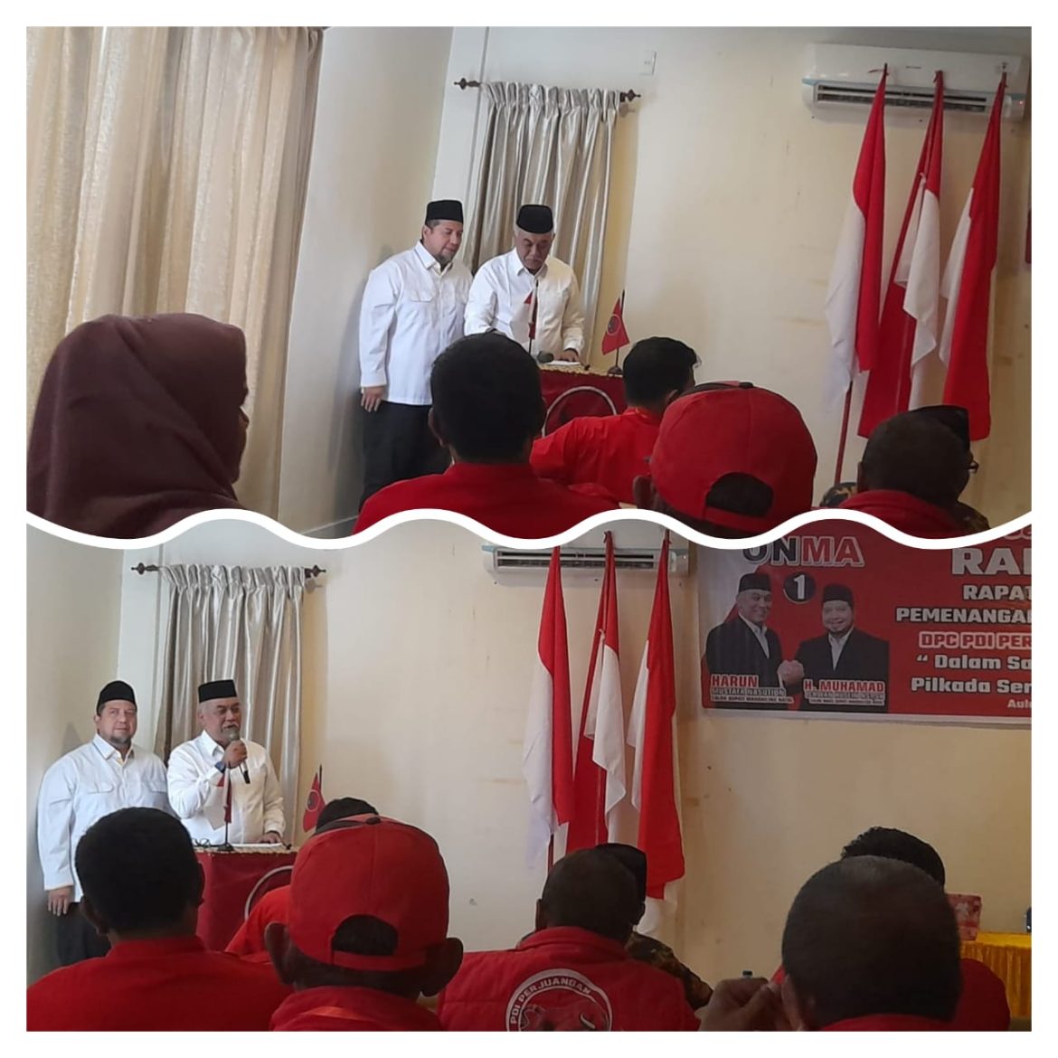 Harun Mustafa Nasution Hadiri Rakercabsus PDIP Madina