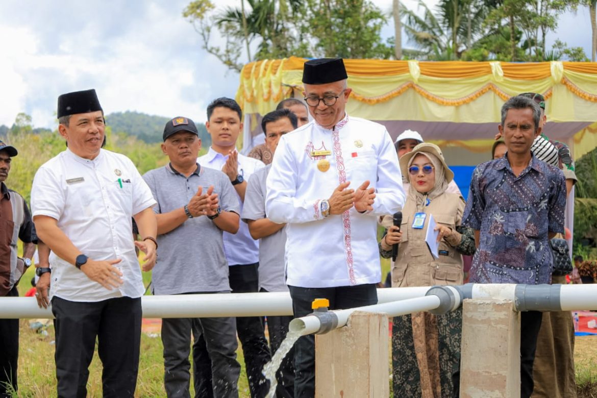Kerjasama Kementerian Pertanian dengan TNI dan POLRI di Pasaman, Tingkatkan Swasembada pangan,