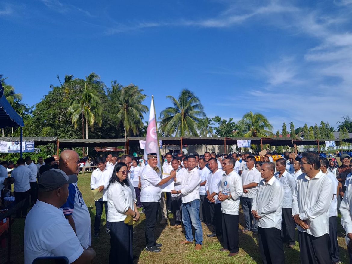 Acara pengukuhan Tim Pemenangan pasangan Aman untuk Pemilihan Bupati Nias Utara dan calon Gubernur Sumatera Utara
