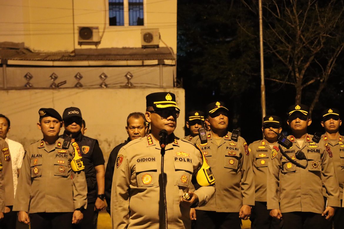 Kapolrestabes Medan Kembali Pimpin Apel Patroli Skala Besar Antisipasi 3C dan Tawuran