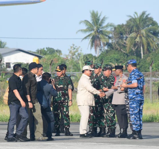 Panglima TNI Dampingi Presiden RI Tinjau Program Swasembada Pangan Nasional di Merauke