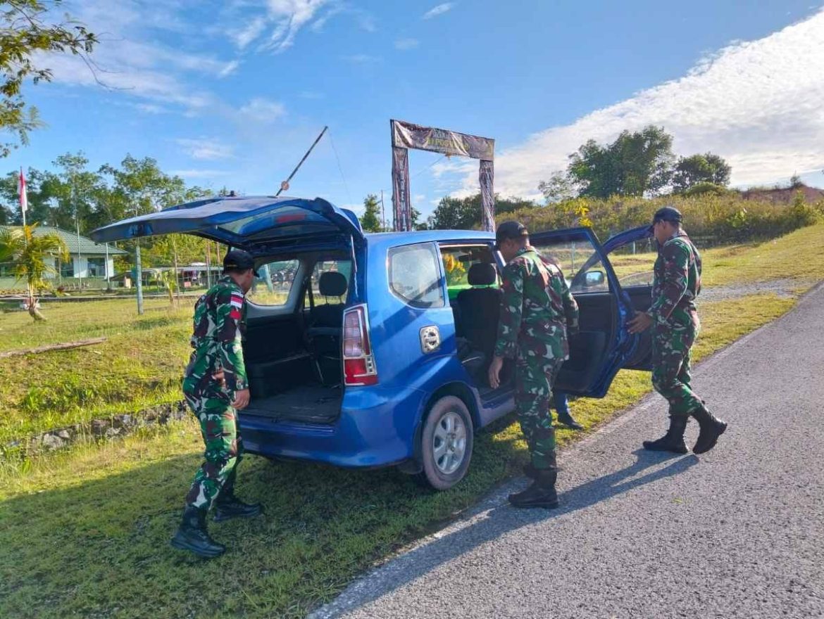 Satgas Yonzipur 5/ABW Tegakkan Disiplin Hukum, Cegah Pelanggaran dan Penyelundupan*