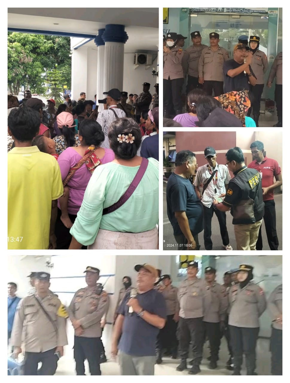 Aksi Damai Warga Kecamatan Sibiru-biru Deli Serdang Tentang Tanah Bendungan Lau Simeme Milik Warga Berakhir Kecewa