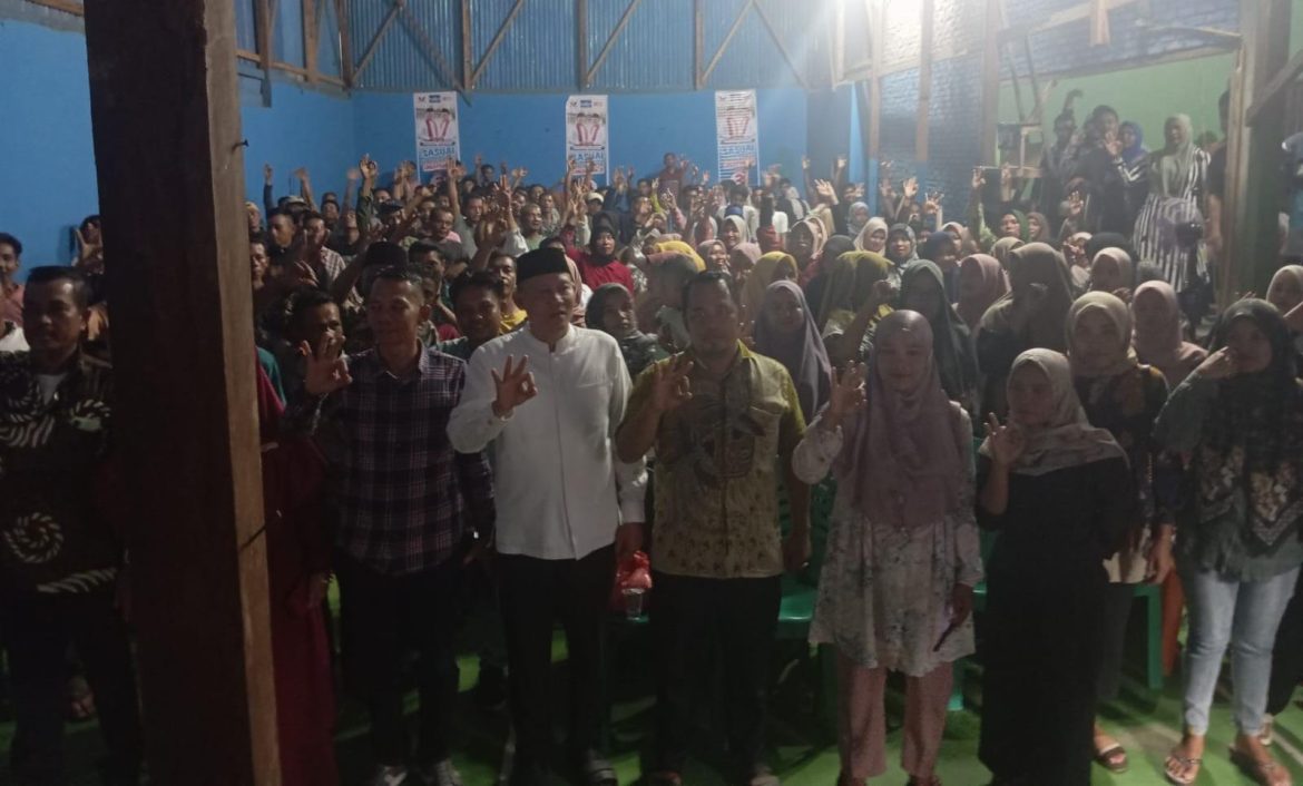 Cabup Pasaman No Urut 3 Sabar AS Bimtek Saksi Dapil ll, Saksi Ujung Tombak Pemenangan SASUAI