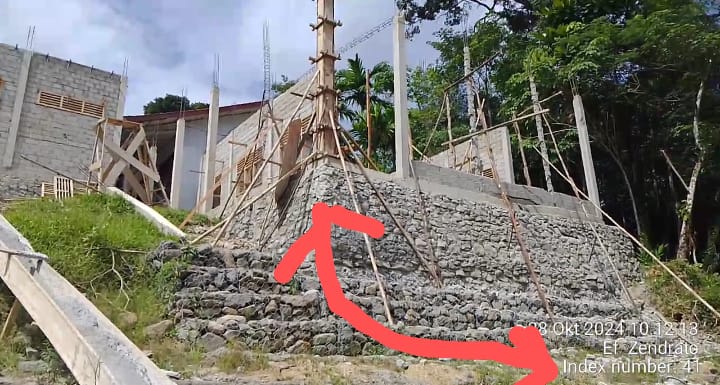 Di duga adanya kejanggalan dalam pembangunan Gedung SMK Negeri 2 Namohalu Esiwa,