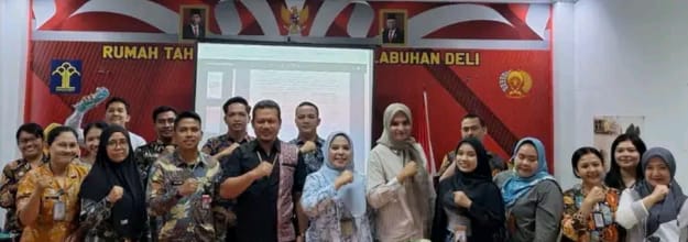 Rutan Labuhan Deli Ikuti Pelatihan Pelayanan Prima Bersama Bank BSI