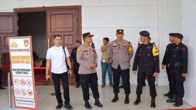 Polres Tebing Tinggi Amankan Debat Publik Ketiga Paslon Walikota dan Wak