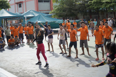 Senam Sehat Bersama WBP Ka.Rutan Beserta Jajaran Sosialisasi Terhadap Warga Binaan