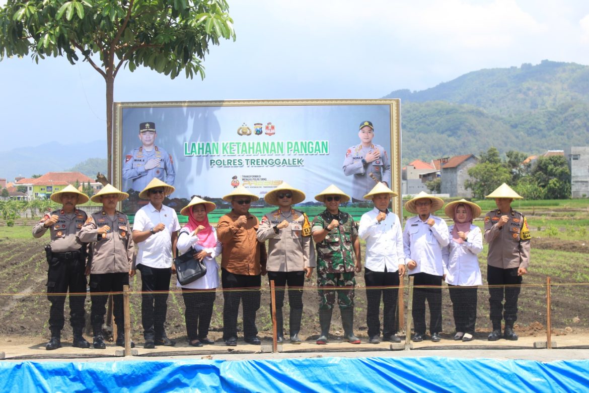 Trenggalek Mantap! Kolaborasi TNI-Polri dan Pemerintah Dorong Ketahanan Pangan Nasional