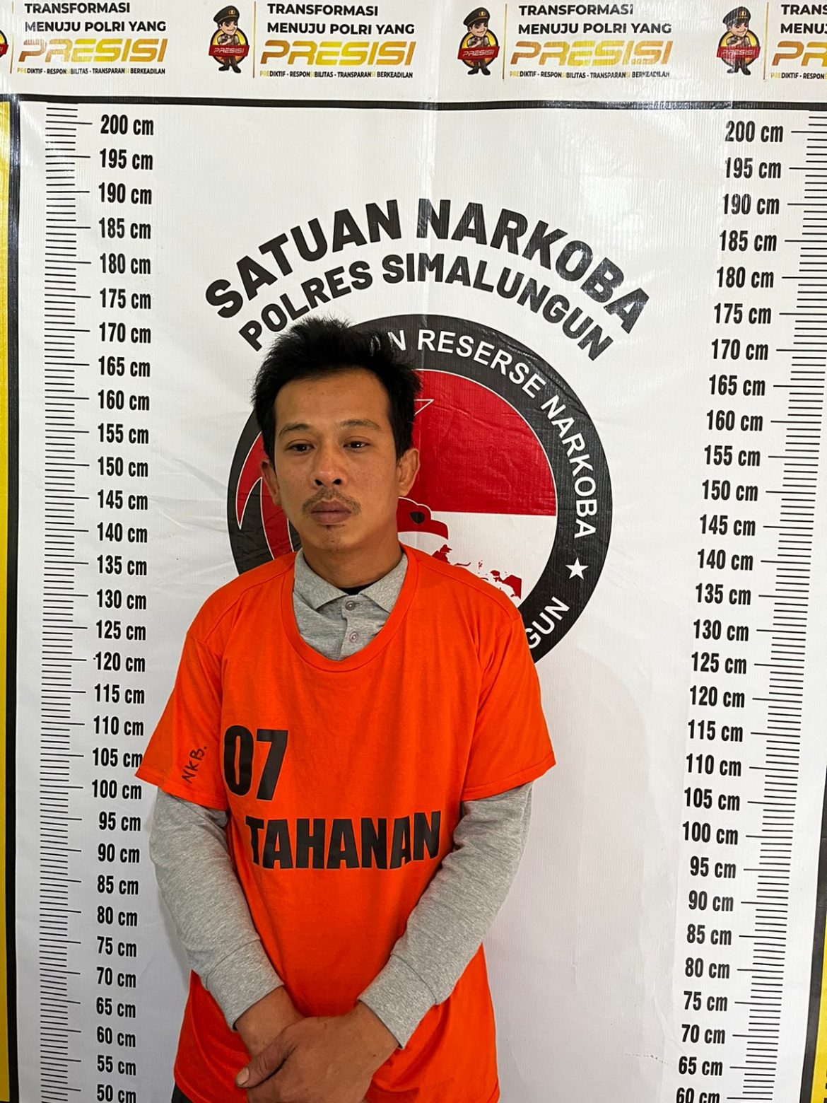 Sat Narkoba Polres Simalungun Berhasil Ungkap Transaksi Narkoba di Samping Gereja, Satu Tersangka Diamankan