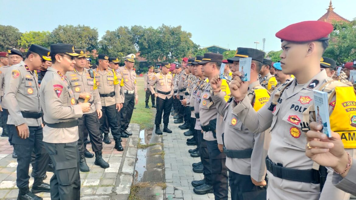 Pimpin Apel Serpas Pam TPS Kapolda Bali Tegaskan Tupoksi & Netralitas Polri