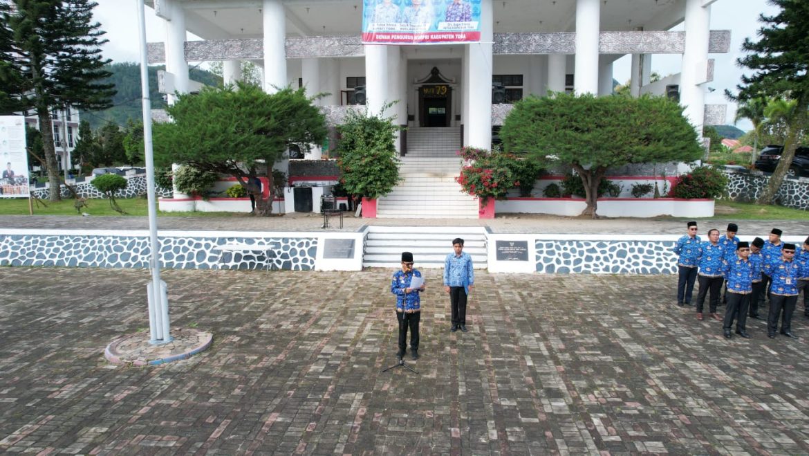 Rayakan HUT ke-53 KORPRI, Presiden Sampaikan 7 Pesan, Bupati Toba Ajak ASN Berinovasi
