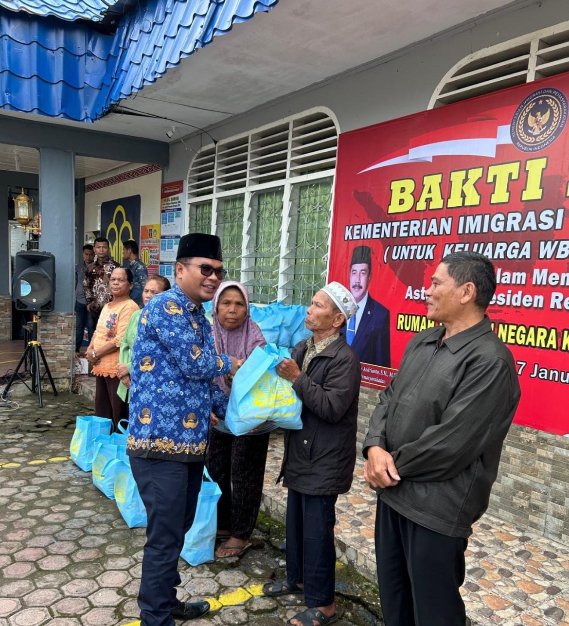 Implementasi Program Akselerasi Menimipas, Rutan Kelas IIB Sidikalang Gelar Kegiatan Bakti Sosial