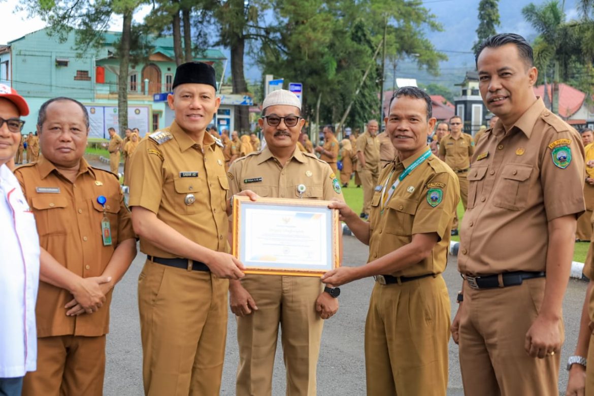 Bupati Sabar AS, pimpin Langsung, Apel Organik ASN Kabupaten Pasaman.