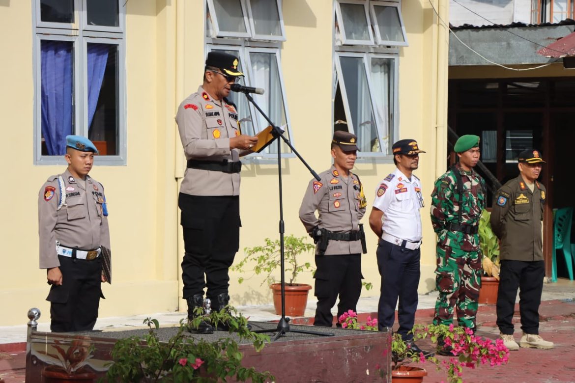 Polres Taput Gelar Operasi Keselamatan Toba 2025 Dengan Thema “Tertib Berlalulintas Guna Terwujudnya Asta Cita”.