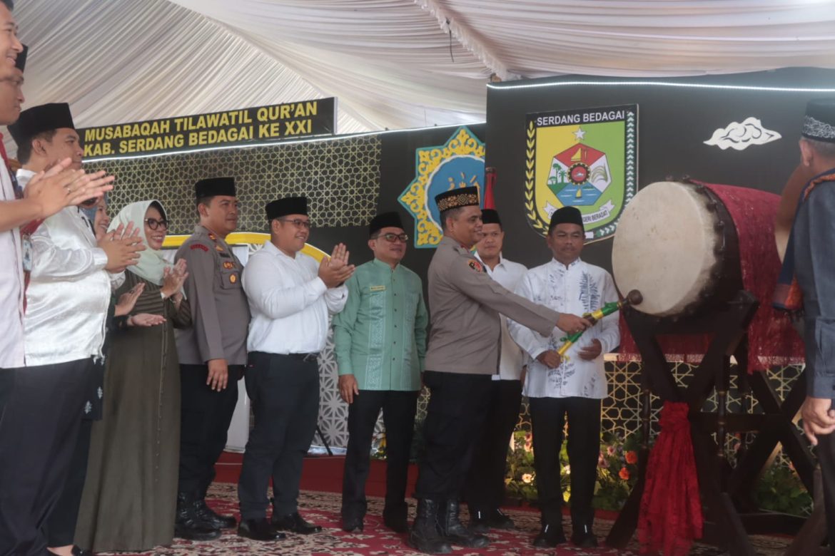 Bupati dan Wakil Bupati Sergai Buka MTQH ke-XXI