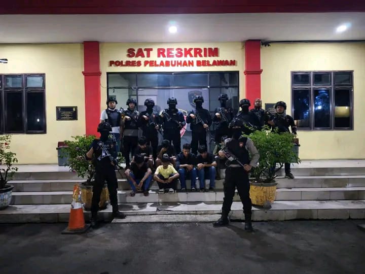 Tim Macan Polres Pelabuhan Belawan Tangkap Pelaku Pungli Dan Pelaku Tawuran.
