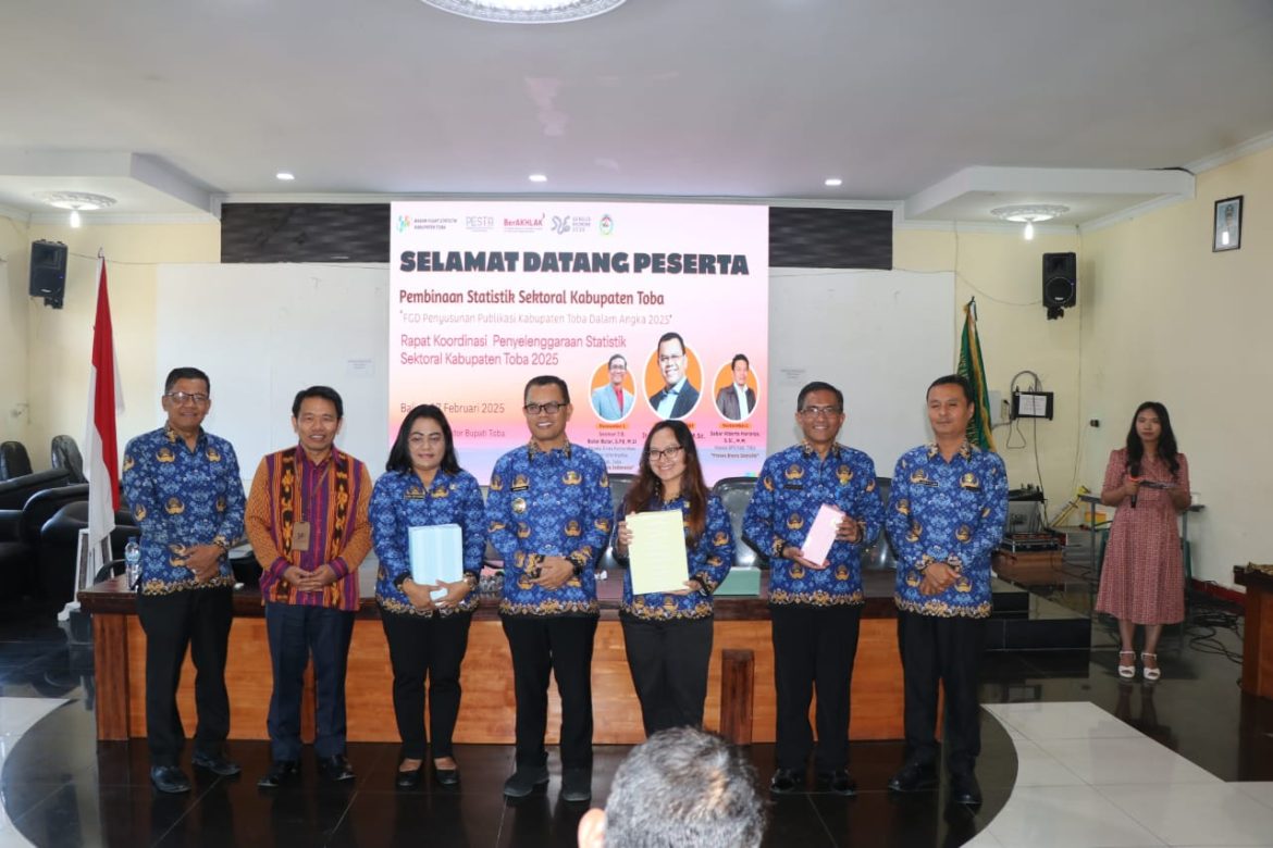 *Rakor Penyelenggaraan Statistik Sektoral, Bupati Toba : Berikan Data yang Akurat dan Terpercaya*